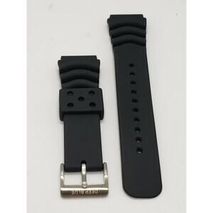 22mm Rubber VENT BLACK Dive Deep Blue